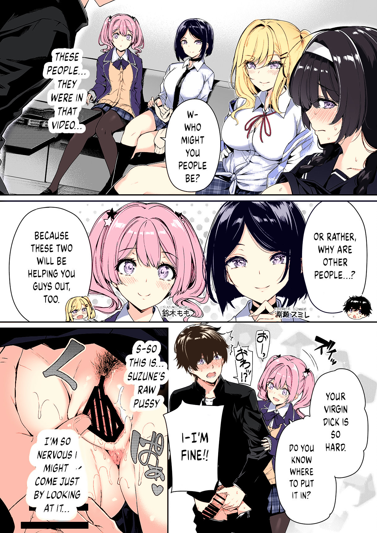 Hentai Manga Comic-A Story of the Asocial Couple And Gal Girls Sex Training-Read-12